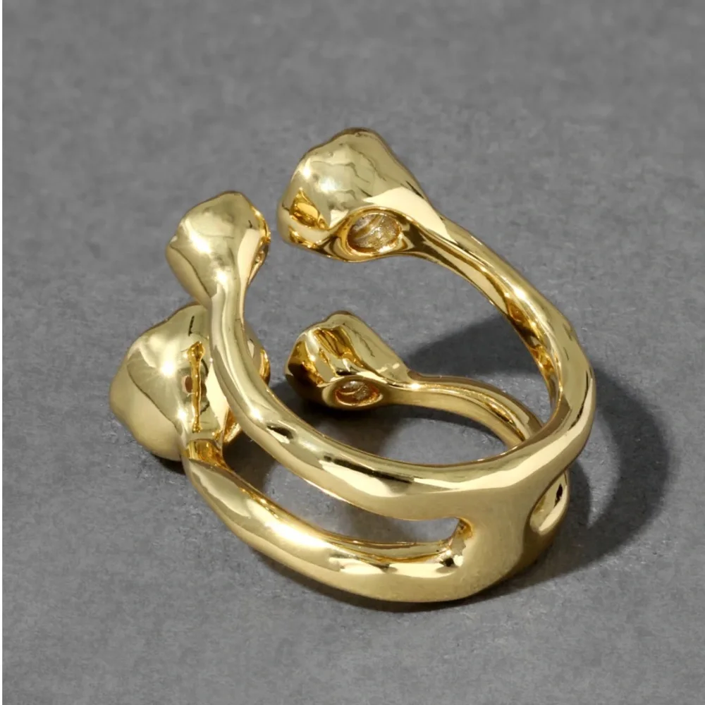 ALEXIS BITTAR • Asterales Gold Open Ring